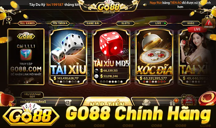Nền tảng giải trí trực tuyến hấp dẫn, trải nghiệm mượt mà cùng Go88