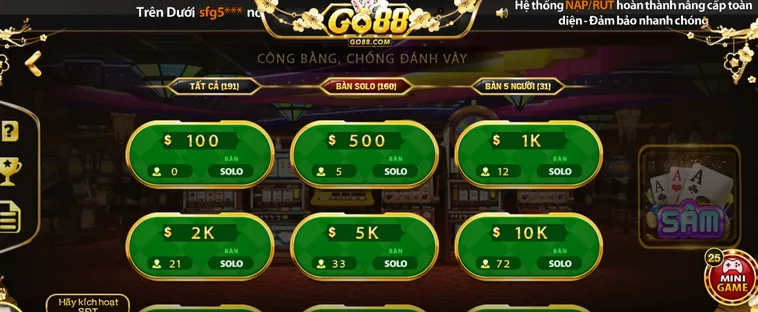 Sâm Lốc Nhà Cái GO88 Bí Quyết Chinh Phục Bàn Cược Đỉnh Cao Năm 2026